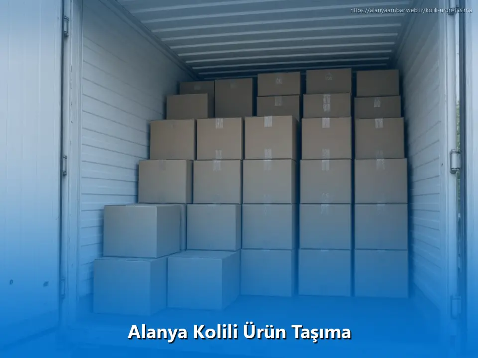 Alanya Kolili Ürün Taşıma